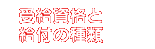 受給資格と給付の種類
